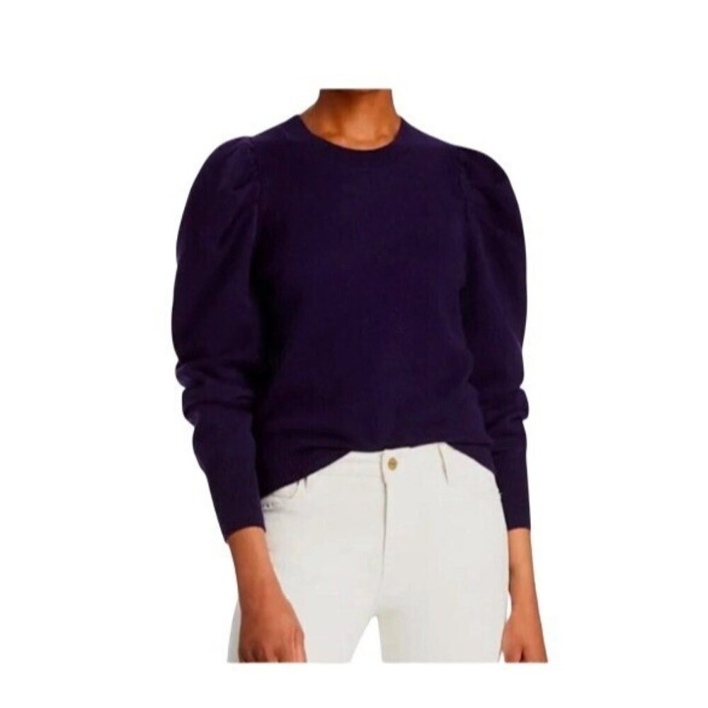 Aqua Women's Crew Neck Sweater - Dark Blue
